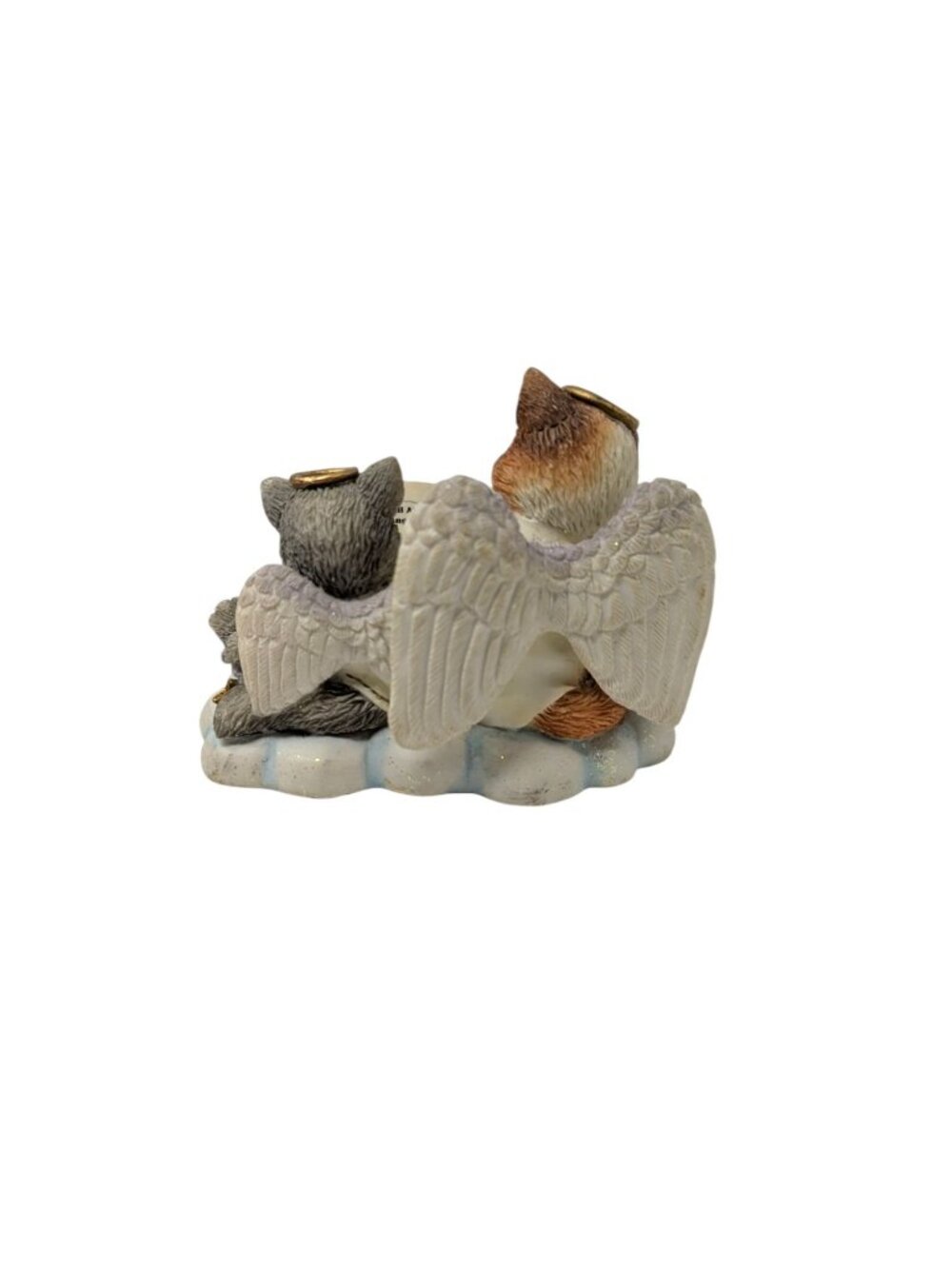 Vintage 1995 Enesco Calico Kittens All About Angels Cats in Heaven Figurine - Picture 2 of 7